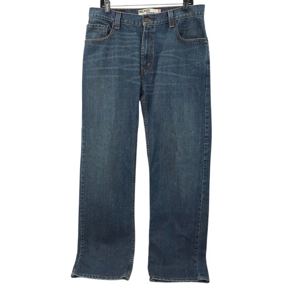 Levis 559 Jeans Mens Size 34x33 Relaxed Straight Leg Denim Dark Wash - Picture 1 of 15